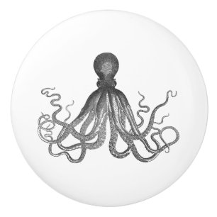 Vintage Krake Kraken Cthulhu Keramikknauf