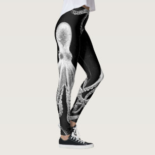Vintage Kraken-Dunkelheit Leggings
