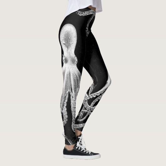 Vintage Kraken-Dunkelheit Leggings (Rechts)