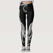 Vintage Kraken-Dunkelheit Leggings (Vorderseite)