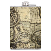 Vintage Kraken Flachmann (Rückseite)