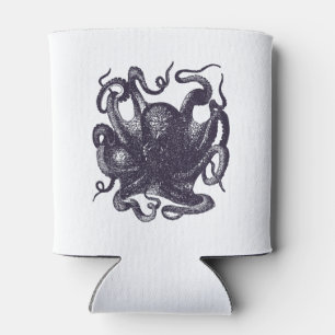 Vintage Kraken-Illustration Dosenkühler