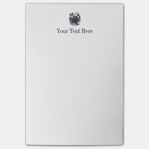 Vintage Kraken-Illustration Post-it Klebezettel