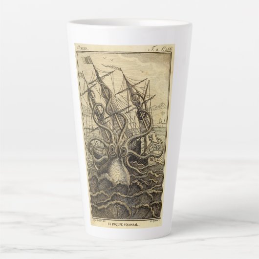 Vintage Kraken Milchtasse (Vorderseite)