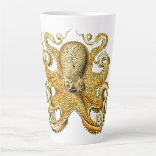 Vintage Kraken, Octopus Gamochonia, Ernst Haeckel Milchtasse