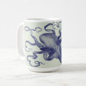 Vintage Kraken-Tasse Kaffeetasse (Vorderseite Links)