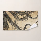 Vintage Kraken-Tentakeln Badhandtuch Set (Handtuch)