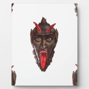 vintage Krampus Fotoplatte