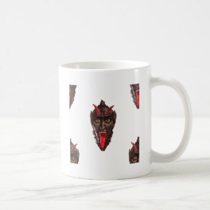vintage Krampus Kaffeetasse