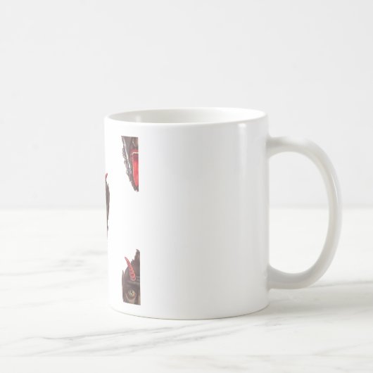 vintage Krampus Kaffeetasse (Rechts)