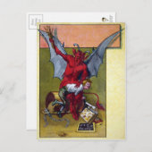 Vintage Krampusdisziplin Postkarte (Vorne/Hinten)