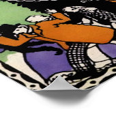 Vintage Krampuskunst Poster (Ecke)