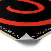 Vintage Krampuskunst Poster (Ecke)