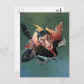 Vintage Krampuspause Postkarte (Vorne/Hinten)