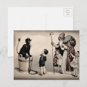 Vintage Krampuspostkarte Postkarte (Vorne/Hinten)