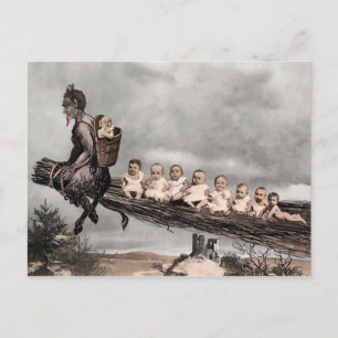 Vintage Krampuspostkarte Postkarte