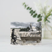 Vintage Krampuspostkarte Postkarte (Stehend Vorderseite)