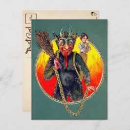 Vintage Krampuspostkarte Postkarte