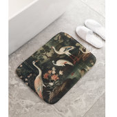 Vintage Krane und Paläste in den Tropen Badematte