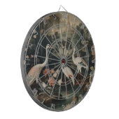 Vintage Krane und Paläste in den Tropen Dartscheibe (Vorderseite Links)