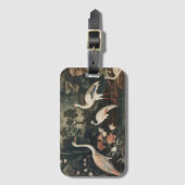 Vintage Krane und Paläste in den Tropen Gepäckanhänger (Vorderseite Vertikal)