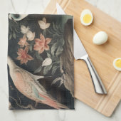 Vintage Krane und Paläste in den Tropen Geschirrtuch (Viertel Falte)