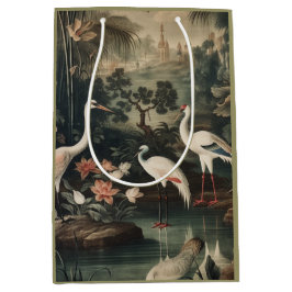 Vintage Krane und Paläste in den Tropen Mittlere Geschenktüte