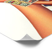 Vintage Krankengeschichte Poster (Ecke)