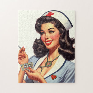 Vintage Krankengeschichte Puzzle
