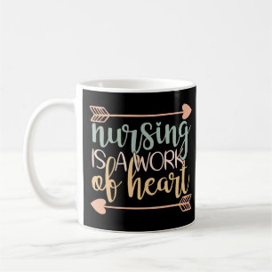 Vintage Krankenpflege ist ein Werk des Herzens Kaffeetasse