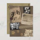 Vintage "Krankenpflege"-Scrapbook Postkarte (Vorne/Hinten)