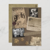 Vintage Krankenpostkarte Postkarte (Vorne/Hinten)