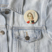 Vintage Krankenschwester Button (Beispiel)
