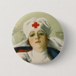 Vintage Krankenschwester Button