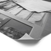 Vintage Krankenschwester - Die glücklichen Tablett Poster (Ecke)