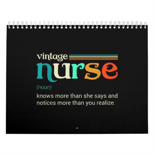 Vintage Krankenschwester Kalender (Titelbild)