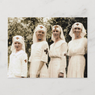 Vintage Krankenschwester Postkarte