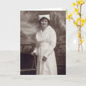 Vintage Krankenversicherung Karte (Gelbe Blume)