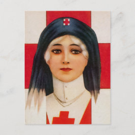 Vintage Krankenversicherung Postkarte