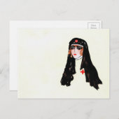 Vintage Krankenversicherung Postkarte (Vorne/Hinten)