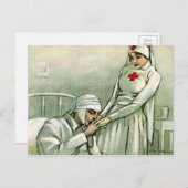 Vintage Krankenversicherung Postkarte (Vorne/Hinten)