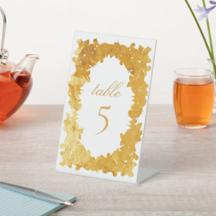 Vintage Kranzplatte für Goldfunde Sockelschild