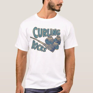 Vintage kräuselnfelsen T-Shirt