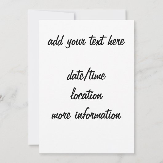 Vintage Kräuter Kunst Einladung (Rückseite)