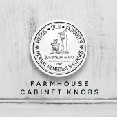 Vintage Kräuterbehandlungen Shabby Chic Keramikknauf