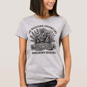 Vintage Kräutergarten Apotheke Botanisch T-Shirt