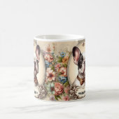 Vintage Krawatte Vibes & Frenchie Kaffeetasse (Mittel)