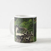 Vintage Kreaturen, Wildtiere und Waldtiere Kaffeetasse (Vorderseite Links)