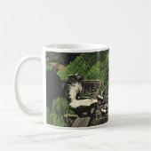 Vintage Kreaturen, Wildtiere und Waldtiere Kaffeetasse (Links)