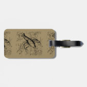 Vintage Krebskonstellation Karte Hevelius 1690 Gepäckanhänger (Rückseite horizontal)